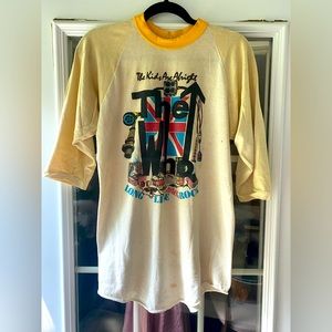 VINTAGE ORIGINAL 1979 The Who tour shirt